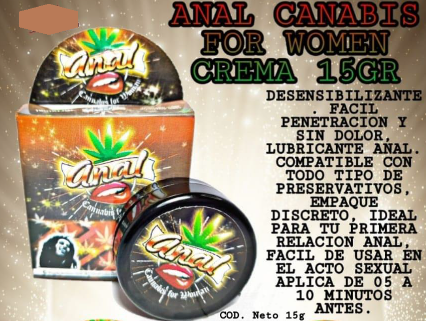 Dilatador O Lubricante Para Sexo Anal Con Esencia Cannabis