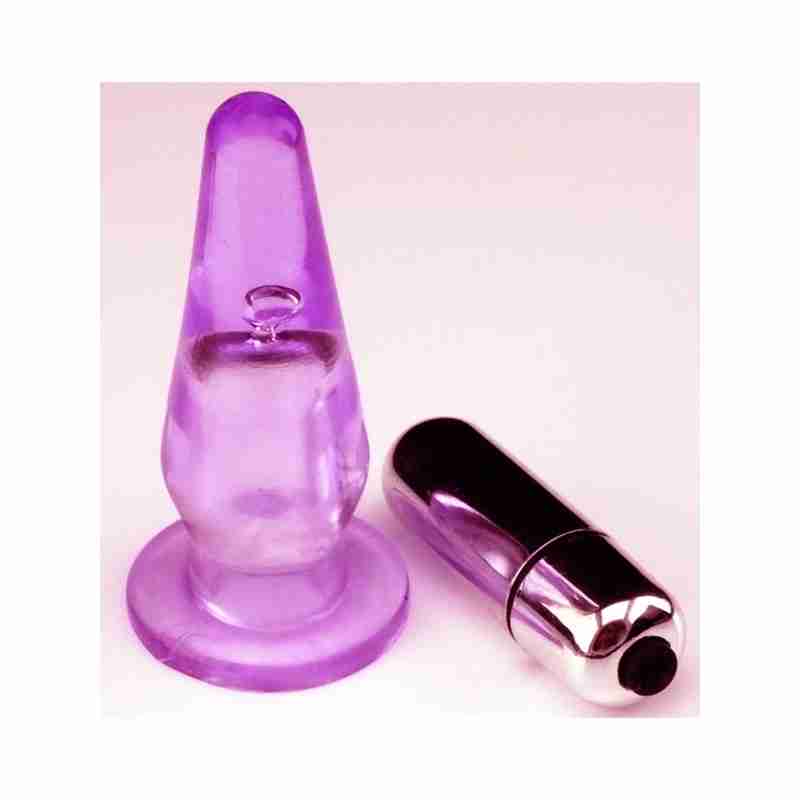 Iniciador Anal Siliconado Con Vibrador Lilo