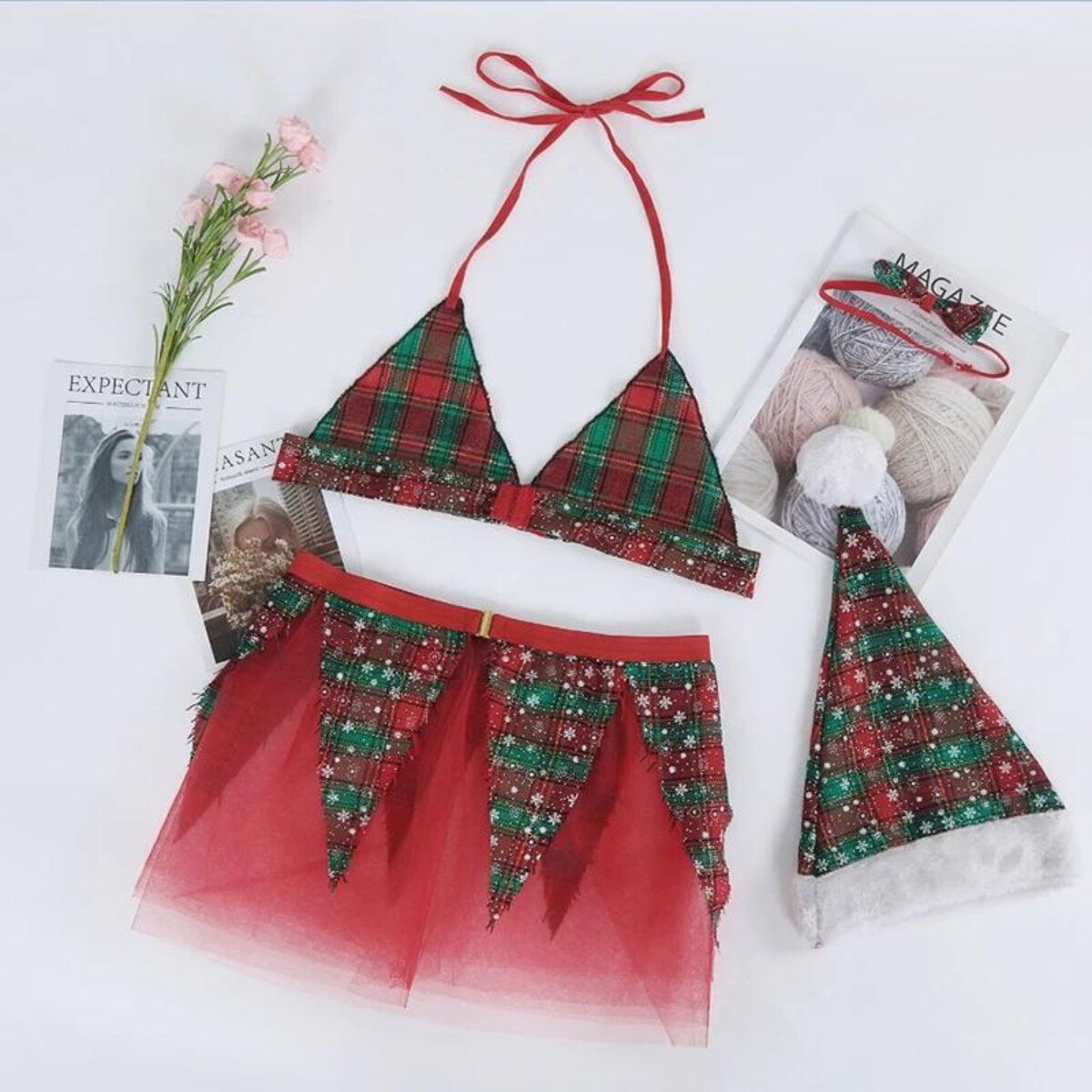 Lenceria Traje de Navidad Erotico - Image 5