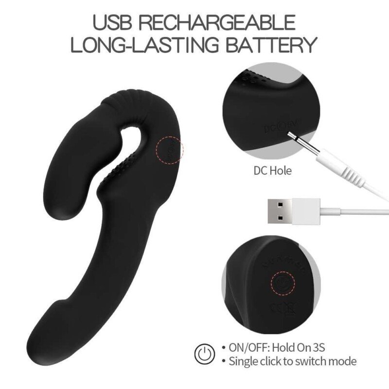 Vibrador Doble Strapless - Image 6