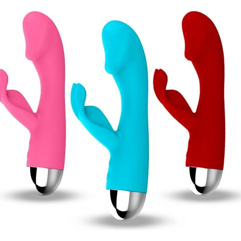 Vibrador dildo Masturbador Punto G Clítoris Juguete Sexual