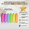 Bala vibradora de neón con vibración fuerte y pilas incluidas