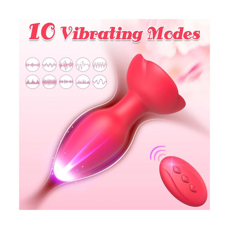 Vibrador Anal de silicona con Control juguete sexual - Image 2