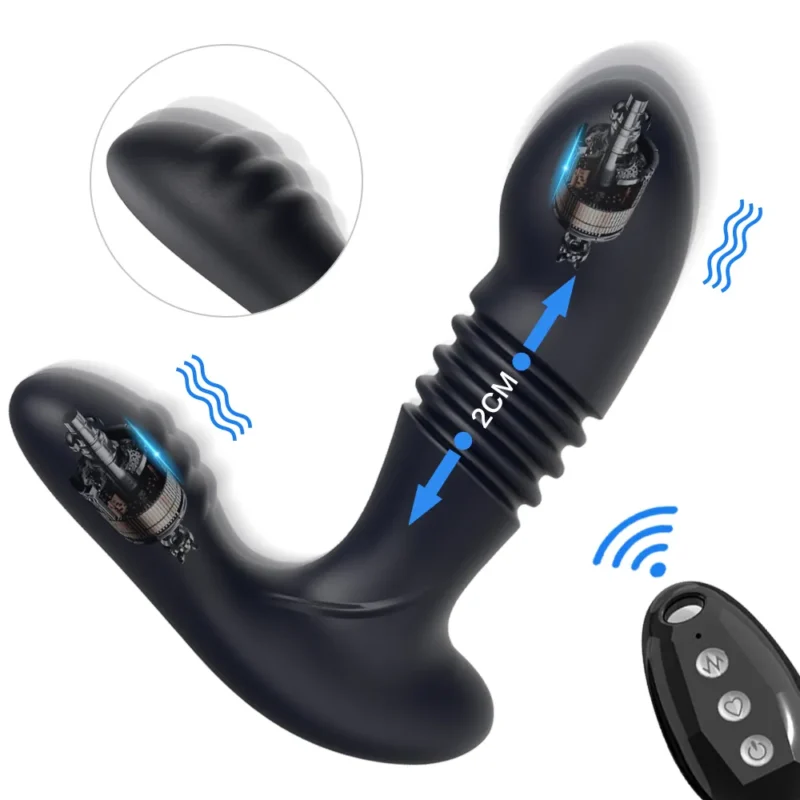 Vibrador anal masajeador de próstata 