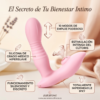 vibrador o juguete sexual de empuje con estimulacion clitorial