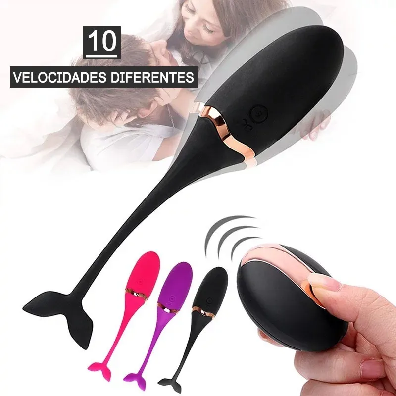 Huevo Vibrador con Control Remoto Inalambrico usb Recargable