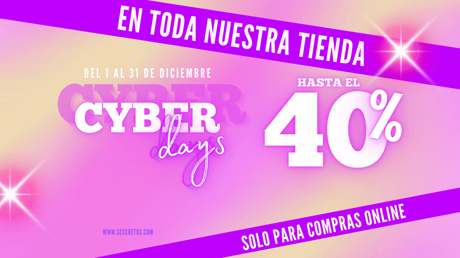 Cyber Days Sexcretos - Desktop